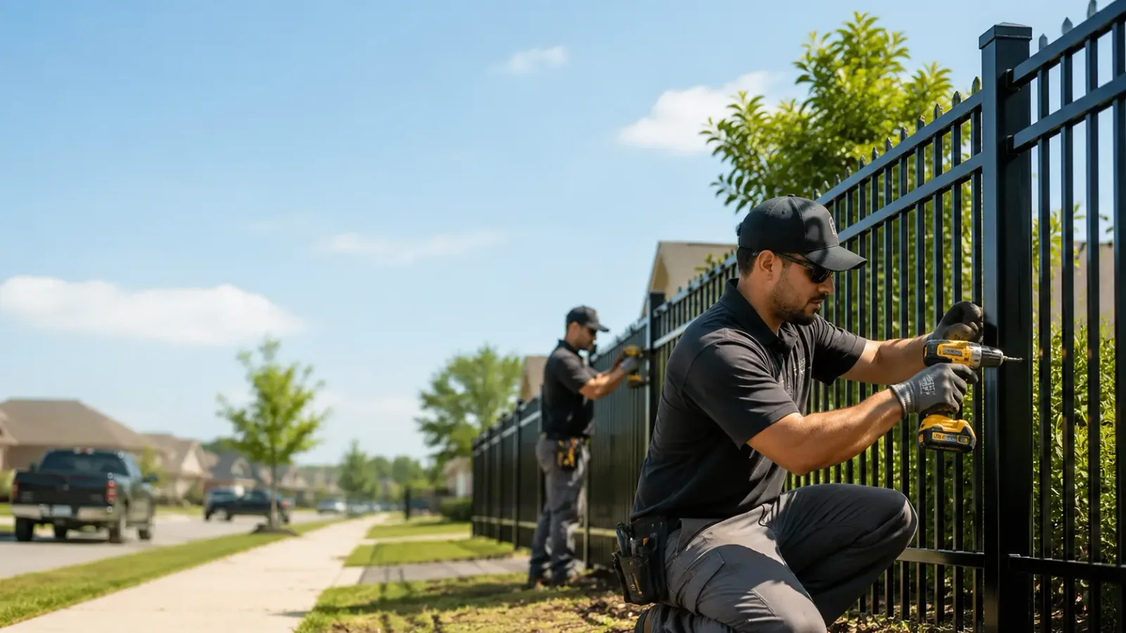 Metal Fence Installation in Middletown, IA